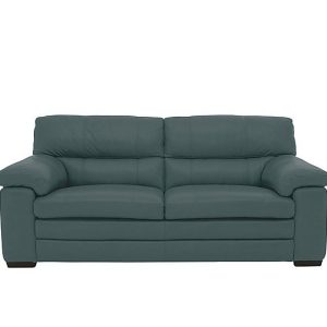 Cozee BV Leather 25 Seater Sofa  BV Lake Green | Bed Sava