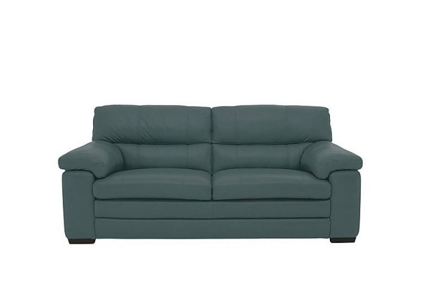 Cozee BV Leather 25 Seater Sofa  BV Lake Green | Bed Sava