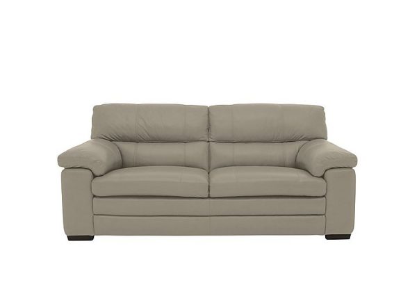 Cozee BV Leather 25 Seater Sofa  BV Taupe | Bed Sava