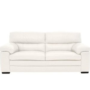 Cozee BV Leather 25 Seater Sofa  BV Star White | Bed Sava