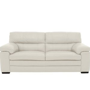 Cozee BV Leather 25 Seater Sofa  Frost | Bed Sava