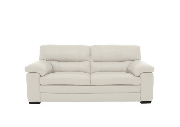 Cozee BV Leather 25 Seater Sofa  Frost | Bed Sava
