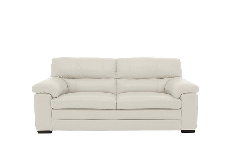 Cozee BV Leather 2.5 Seater Sofa - Frost