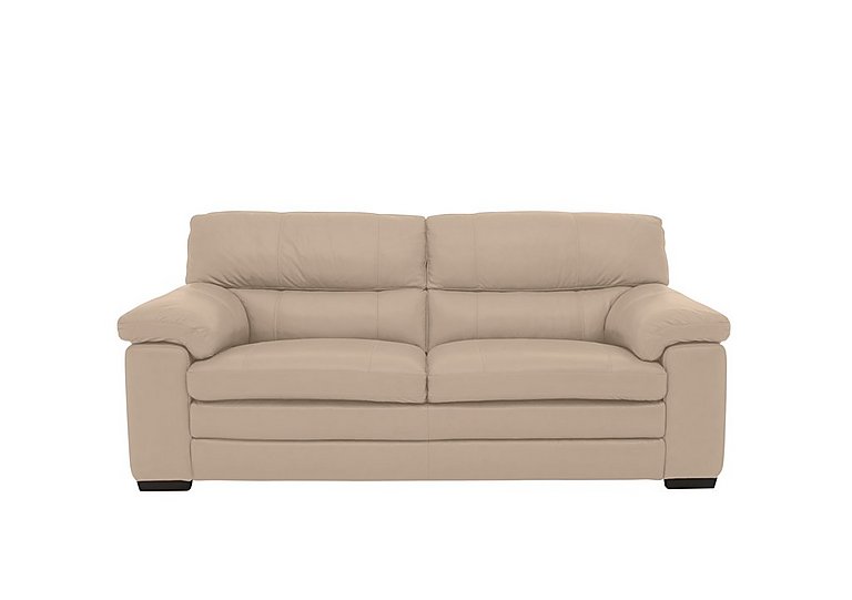 Cozee BV Leather 2.5 Seater Sofa - BV Pebble