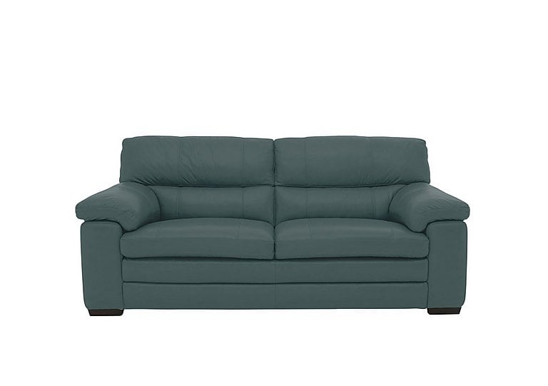 Cozee NC Leather 25 Seater Sofa  NC Lake Green | Bed Sava