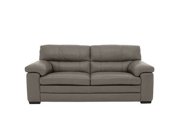 Cozee NC Leather 25 Seater Sofa  NC Elephant | Bed Sava