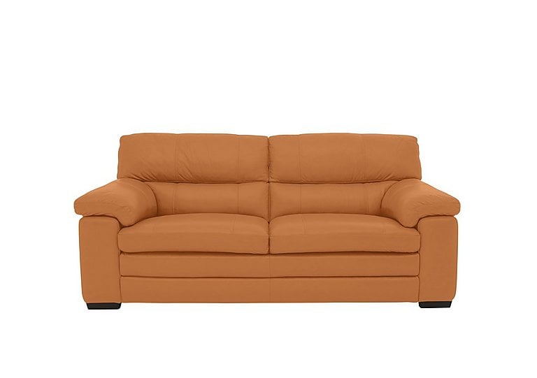 Cozee NC Leather 25 Seater Sofa  NC Honey Yellow | Bed Sava