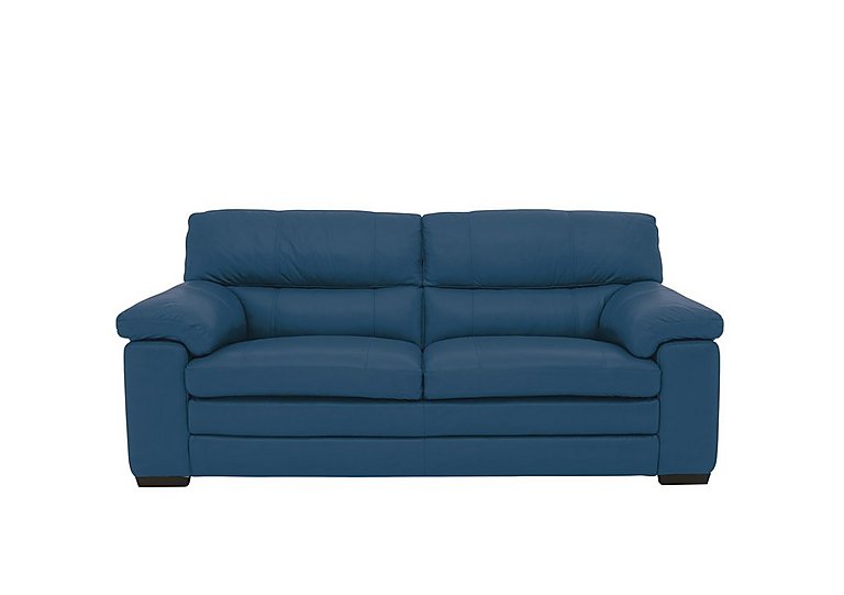 Cozee NC Leather 2.5 Seater Sofa - Carribean Sea