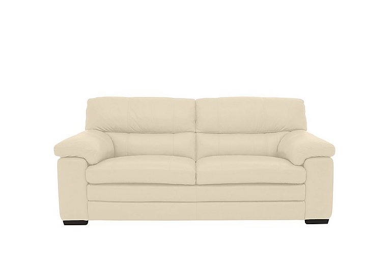 Cozee Leather 2.5 Seater Sofa - Frost