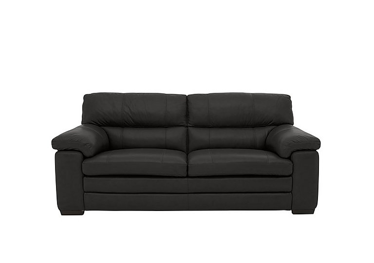 Cozee SK Leather 2.5 Seater Sofa - Carbon Grey