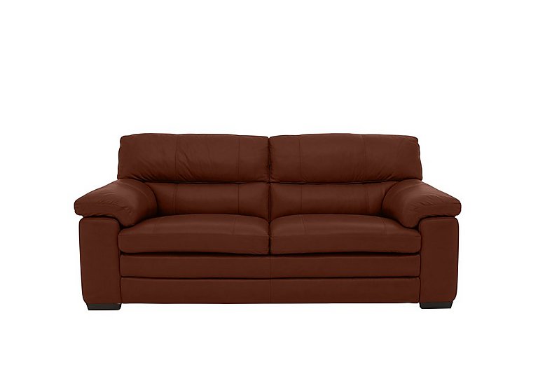 Cozee SK Leather 2.5 Seater Sofa - Cumin