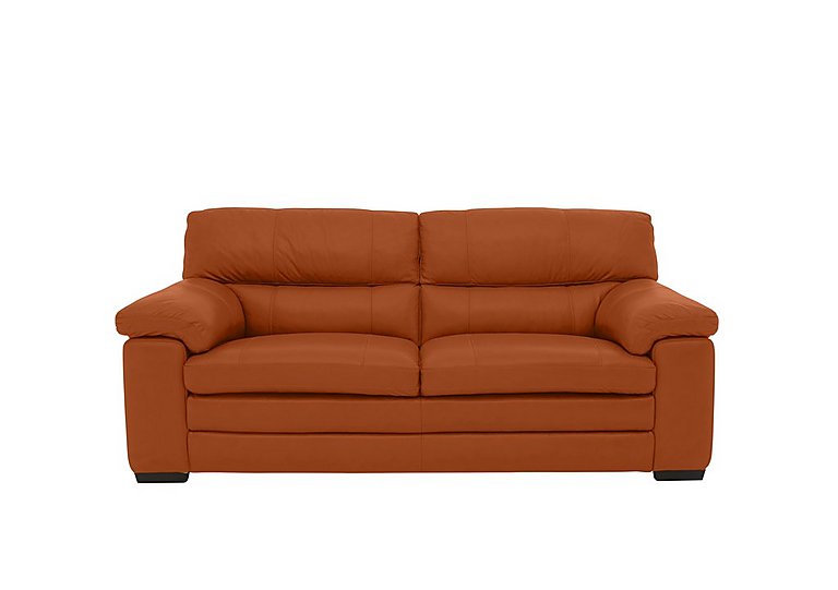 Cozee SK Leather 2.5 Seater Sofa - Caramel
