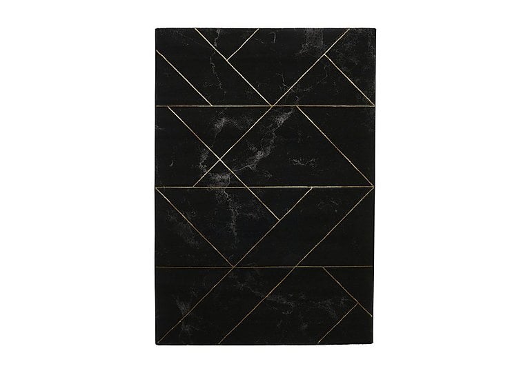 Craft Rug - 160cm-x-220cm - Black & Gold