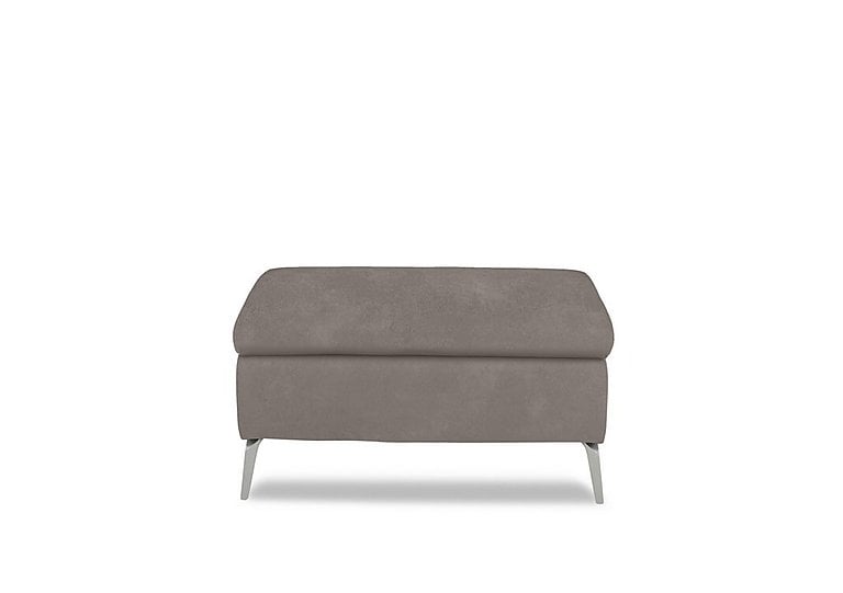 Daytona Fabric Footstool - Dexter Mocha