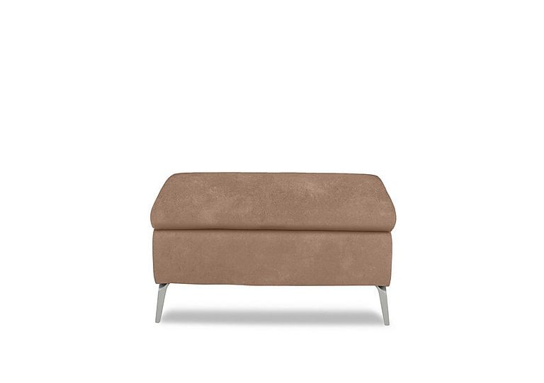 Daytona Fabric Footstool - Dexter Sand