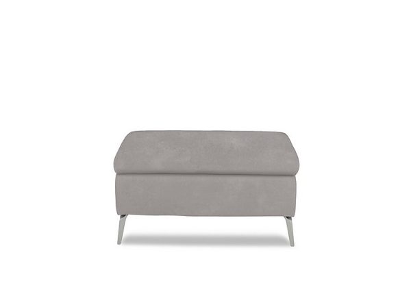 Daytona Fabric Footstool  Dexter Stone | Bed Sava