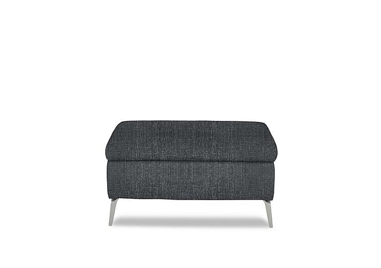 Daytona Fabric Footstool - Anivia Dark Grey