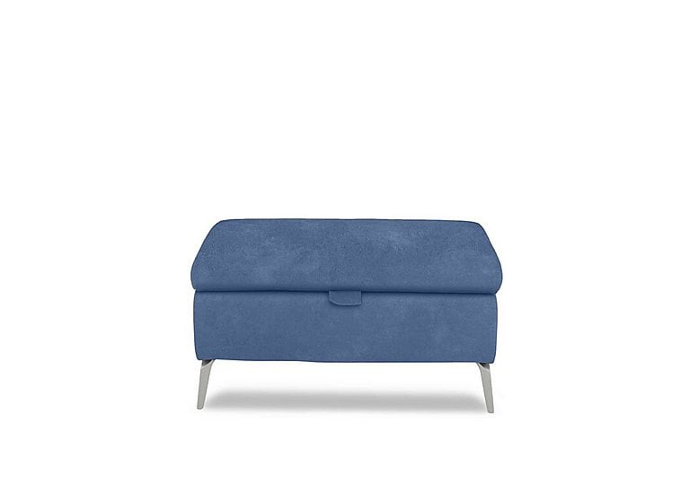 Daytona Fabric Footstool - Dexter Wave
