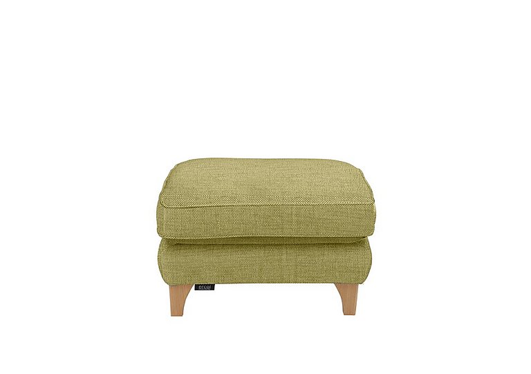 Ercol - Enna Fabric Footstool - Light Green
