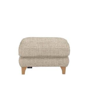 Ercol  Enna Fabric Footstool  Sand | Bed Sava