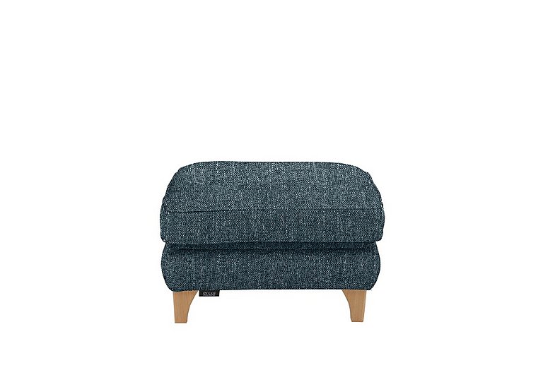 Ercol - Enna Fabric Footstool - Charcoal Blue