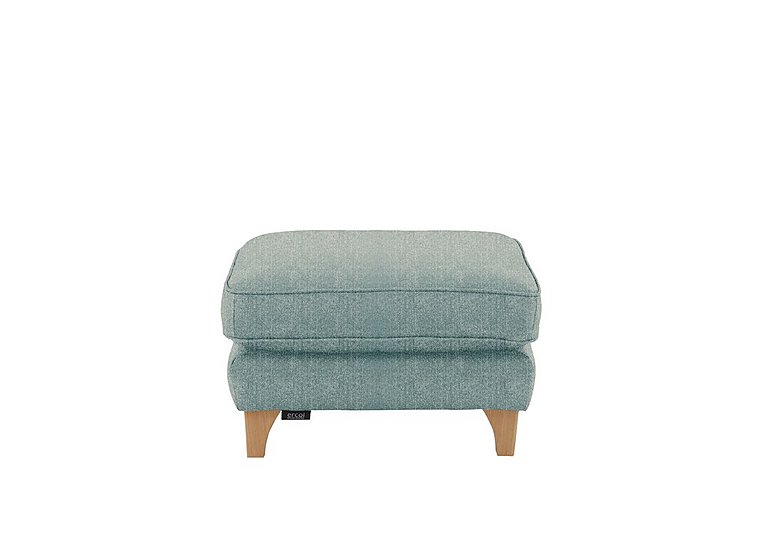 Ercol - Enna Fabric Footstool - Light Blue