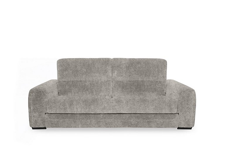 Flex Fabric 3 Seater Sofa Bed with Storage Arms - Grey
