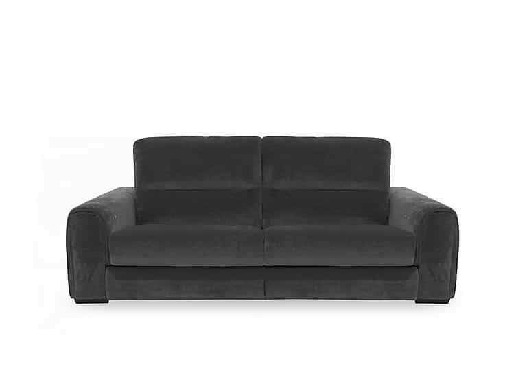 Flex Fabric 3 Seater Sofa Bed with Storage Arms - Anthracite