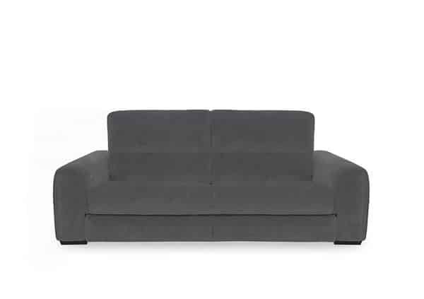 Flex Fabric 3 Seater Sofa Bed with Storage Arms  R20 Pewter | Bed Sava