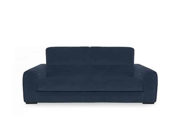 Flex Fabric 3 Seater Sofa Bed with Storage Arms  Lake Green | Bed Sava