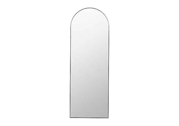 Heaton Arch Floor Mirror  Black | Bed Sava