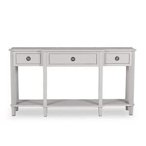 Laura Ashley  Henshaw 3 Drawer Triple Console Table | Bed Sava
