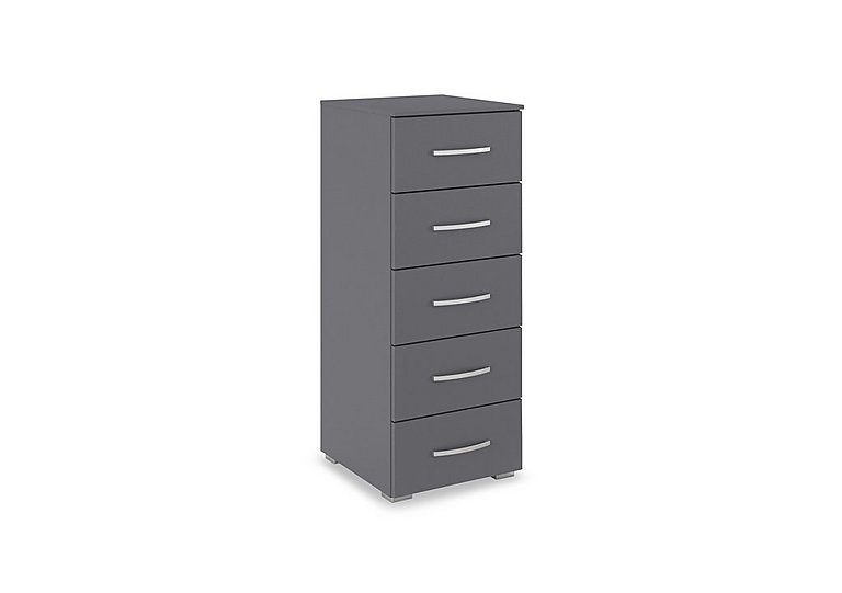 Rauch - Impulse 5 Drawer Tall Chest - Metallic Grey