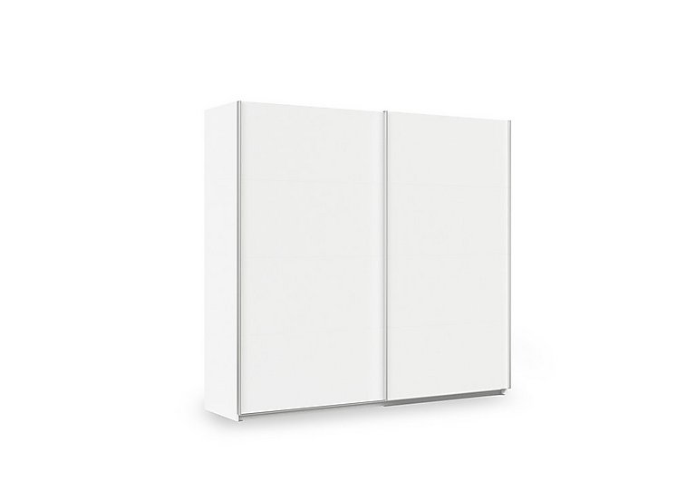 Rauch - Impulse 226cm 2 Door Décor Slider Wardrobe - Alpine White