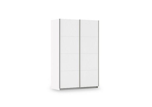 Rauch  Impulse 136cm 2 Door Décor Slider Wardrobe  Alpine White | Bed Sava