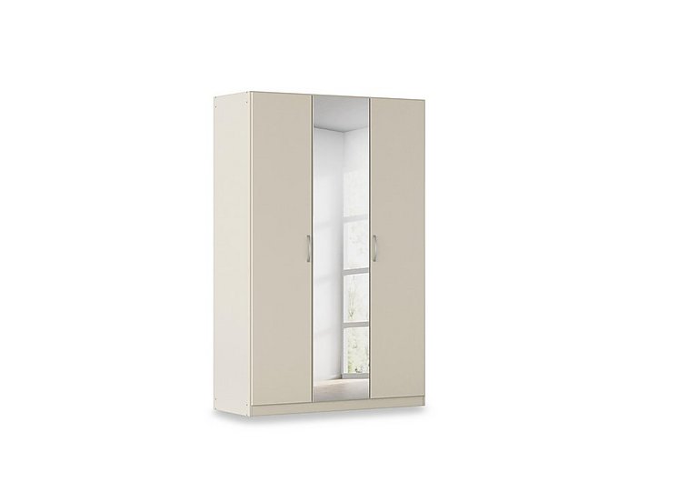 Rauch - Impulse 136cm 3 Door Décor Hinged Wardrobe with Mirror Door