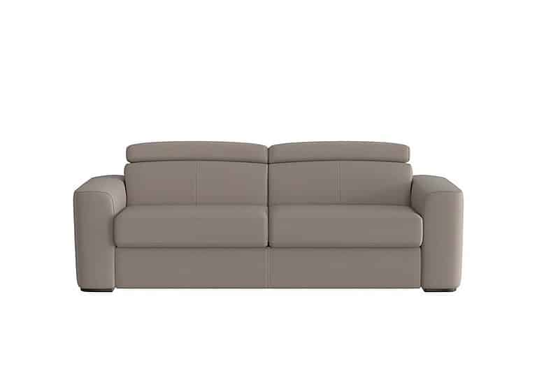 World of Leather - Infinity 3 Seater Fabric Sofa Bed - Silver