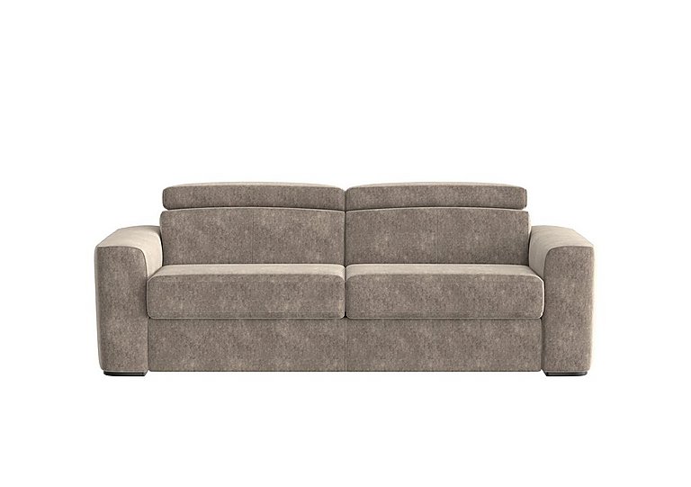 World of Leather - Infinity 3 Seater Fabric Sofa Bed - Mink