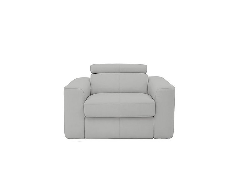 World of Leather - Infinity NC Leather Armchair - Grey