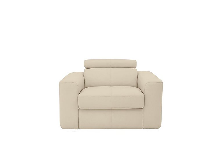 World of Leather - Infinity NC Leather Armchair - NC Bisque