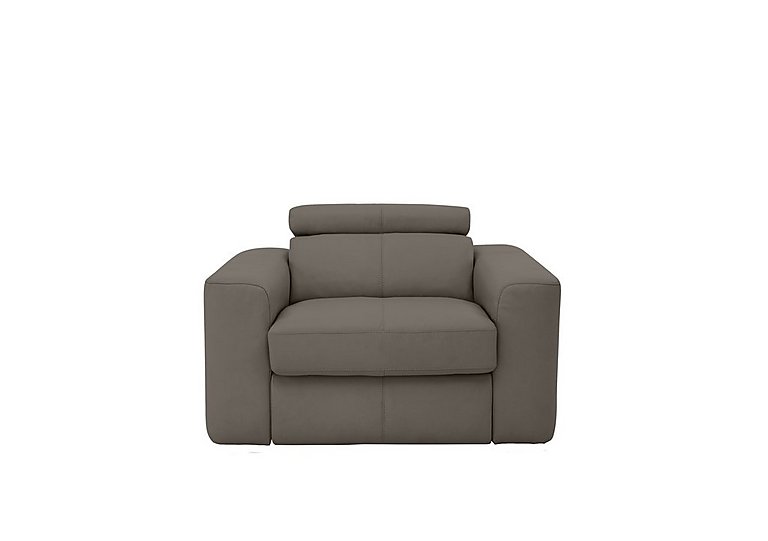 World of Leather - Infinity NC Leather Armchair - NC Elephant