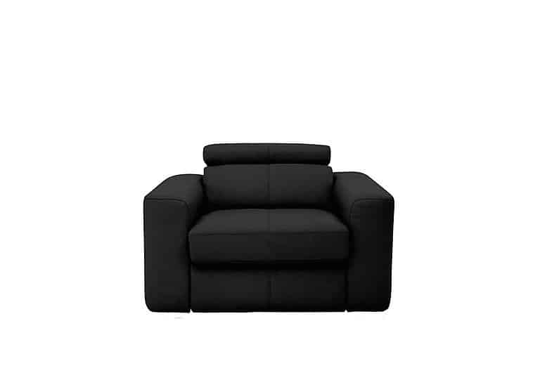World of Leather - Infinity NC Leather Armchair - Black