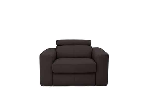 World of Leather  Infinity NC Leather Armchair | Bed Sava