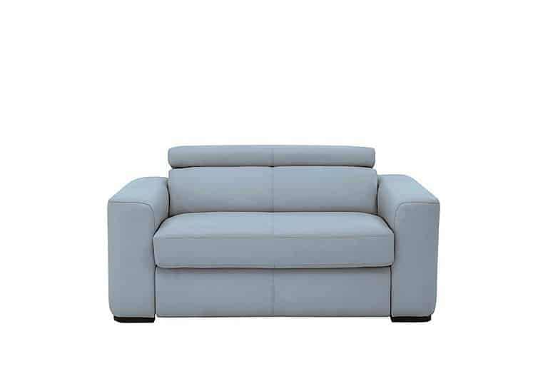 World of Leather - Infinity Large NC Leather Armchair - Pearl Blue