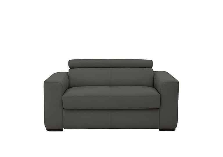 World of Leather - Infinity Large NC Leather Armchair - Charcoal Grey