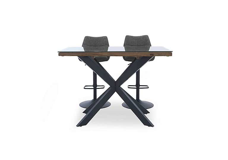 Kiara Table and 2 Swivel Bar Stools