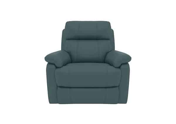 World of Leather  Relax Station Komodo NC Leather Power Armchair  NC Lake Green | Bed Sava