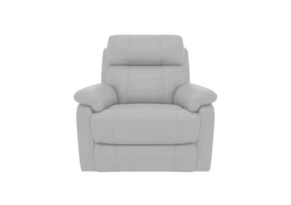 World of Leather  Relax Station Komodo NC Leather Armchair  Grey | Bed Sava