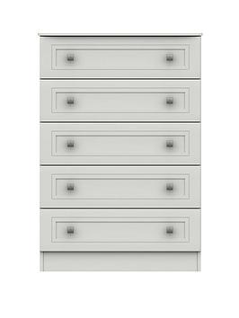 One Call Harris Ready Assembled 5 Drawer Chest