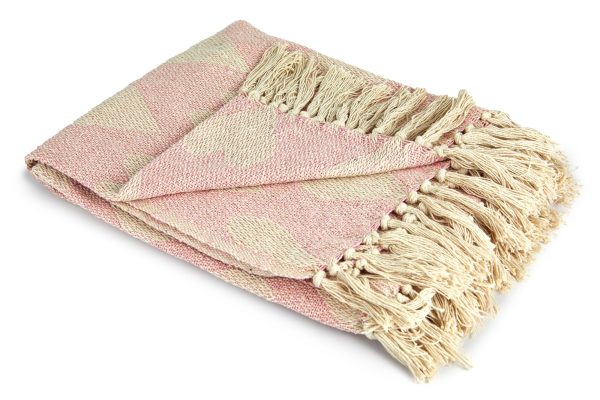Heart  Recycled Cotton Throw With Heart Design | Bed Sava